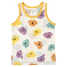 Dailylike 女童竹纖維網眼運動背心上衣