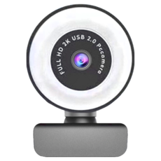 Mass 2K高清補光視訊攝影機 美顏廣角設計, 黑色, DCAS2V‐A900DWEKJ