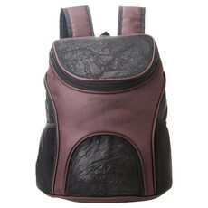 Wanglife 旺生活 透氣輕便寵物背包, 1個, 咖啡色