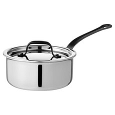 Sambonet 電磁爐用單柄附蓋家用主廚不鏽鋼醬汁鍋, 銀色, 1個, 16cm