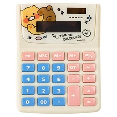 카카오프렌즈 춘식이 오디너리 계산기, 1개, 핑크 + 블루