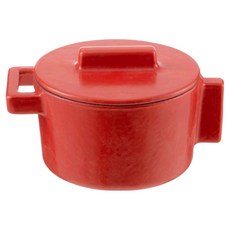 Sambonet 雙柄附蓋赤陶鑄鐵醬汁鍋, 紅色, 1個, 10cm