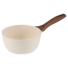 sambonet 單柄 Rock 玫瑰粉鋁製醬汁鍋, 1個, 18cm, 玫瑰 + 木質