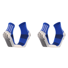 Skawiz 防水緩衝足球襪, 2個, 藍色
