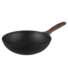 sambonet 單柄岩玫瑰黑色鋁製Spadella炒鍋, 1個, 28cm
