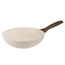 삼보넷 1 핸들 락앤로즈 핑크 알루미늄 Spadella 웍, 28cm, 1개