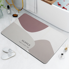 Mini嚴選 北歐風軟式珪藻泥吸水浴室地墊 CN0454-B