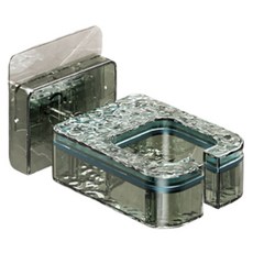 iSFun 輕奢冰川 浴室收納免打孔吹風機支架, 1個, 透綠色