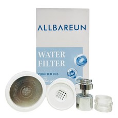 ALLBAREUN 5重過濾器 含濾心 + 轉接頭, 1組, 無香