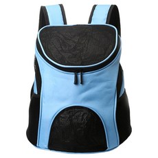 Wanglife 旺生活 透氣輕便寵物背包, 1個, 藍色