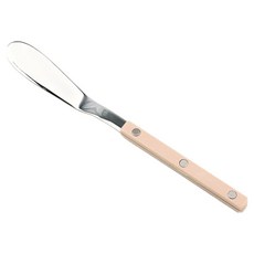 Bogen 韓國製造 Marsong 銀色餐具 奶油刀, 1個, 深米色