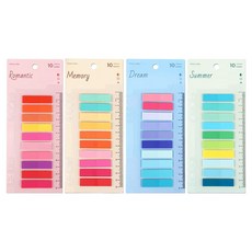 모하코 인덱스 플래그 스티커 B 4종 세트, 1세트