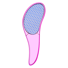 Sun&Dream Soft Foot 足部去角質器 紫色, 1個, 1入, 77g