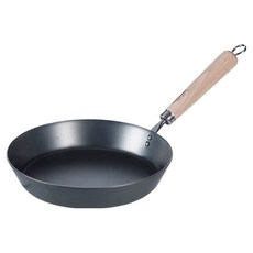 SHIMOYAMA 日本製 木柄窒化鐵煎鍋/平底鍋 IH爐可用, 1個, 26cm