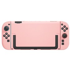 스페이스쉴드 닌텐도 스위치 2 호환 스탠다드 솔리드 분리형 PC 하드 케이스, 핑크, 1개