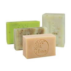 Ann Chen 陳怡安手工皂 茉莉綠茶 + 桂花奶油 + 橙花羊奶 + 抹草寶貝, 110g, 4個