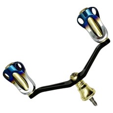 HIGHTEN 碳纖維 90SP Auroramakhan 紡車式捲線器用 雙把手, 金色, 1個