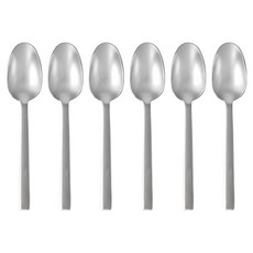 sambonet Neutra Espresso Moka Spoon, 銀色, 6個