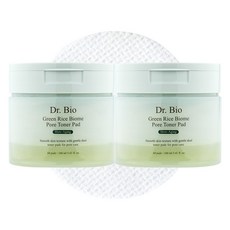 Dr.Bio Green Rice Biome亮白爽膚棉 160ml, 2罐, 60片