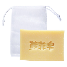 Sophie Savon 蘇菲皂 純橄馬賽皂 附網袋 中性肌/中乾肌適用, 1個, 100g