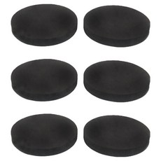 Axis 艾克思 家俱防震消音防刮EVA加厚墊片 圓形, 黑色, 6個