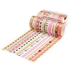 K-Ron 可愛和紙膠帶10款組合, 貓咪, 1套