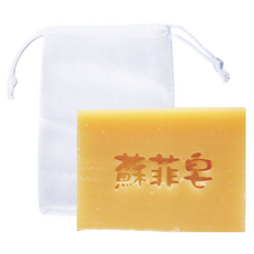 Sophie Savon 蘇菲皂 純橄滋養修護皂 附網袋 中性肌/乾敏肌適用, 1個, 100g