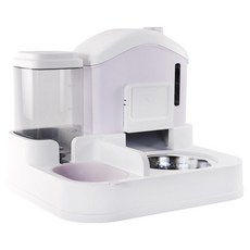 PASTEL PET 寵物村莊半自動飲水器, 紫色, 1個