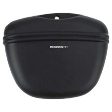 DING DONG PET 寵物訓練零食包 磁吸矽膠零食袋, 黑色, 1個