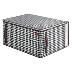 小麥購物 千鳥格棉被收納整理袋 L2221, 1個