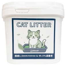Nice u 毛樂趣 極細酵素消臭豆腐貓砂 1.5mm 18L, 綠茶, 7.5kg, 1桶