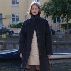 Vises長版羽絨魚尾大衣