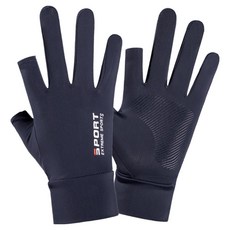 액티제노 스마트폰터치 스포츠 논슬립 장갑, 네이비, 1개