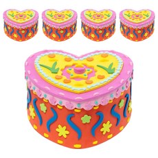 minhwashop EVA 收納盒製作套組 UDOEV0071, 愛心, 5套