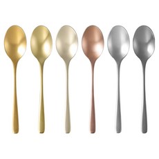 sambonet Gift Pack Taste Pvd Moka Spoon 6件組, 1套, 混合顏色