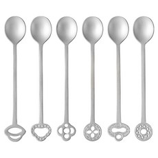 sambonet Oriental Living 古典派對湯匙 6件組, 銀色, 1套