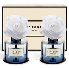 SEASONEL 車用擴香 白玫瑰藍 120ml, 2個, 白百合
