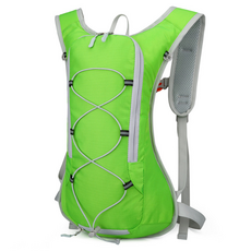戶外運動騎行登山後背包, 1個, 綠色