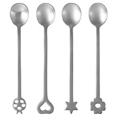 sambonet Portafort Living 派對湯匙 4件組, 銀色, 1套