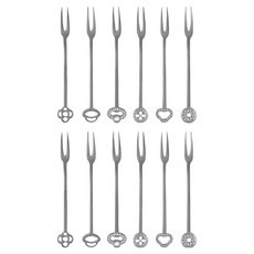 sambonet Party Oriental Living Forks 12件組, 銀色, 1套