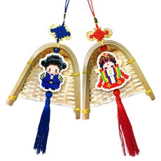 Blingbling 鑽石畫福氣DIY套組, 1套, 新郎新娘