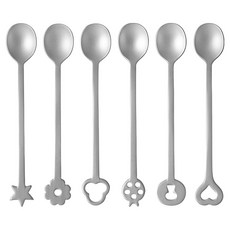 sambonet Portafort Living Antique Party Spoons 6件組, 銀色, 1套
