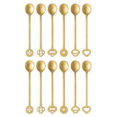 sambonet Oriental Living Antique Pvd 派對湯匙 12件組, 1套, 金色