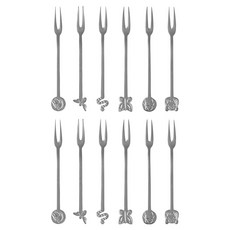 sambonet Fashion Living 派對叉 12件組, 銀色, 1套