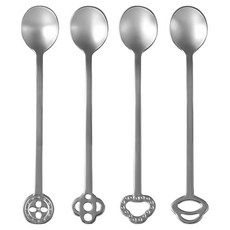 sambonet SAMBONET Oriental Living Party Spoons 4件組, 銀色, 1套