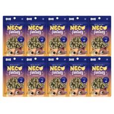 네코판타지 고양이 크런치 간식, 새우, 40g, 10개