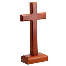 Glowus 迷你家用十字架 23cm, 1個, 紅棕色