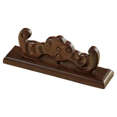 소울리치 고풍스러운 원목 붓받침 겸 문진 타입3 12 x 3.3 x 4.6 cm, 1개