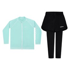 아쿠아티카 아동용 래쉬가드 집업 + 반바지세트 AQAJJ452-AQA421