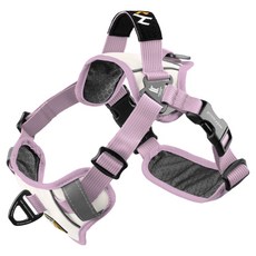 Needs the Pet. 狗狗 Earth-tec Y型襯墊胸背帶, 米色 + 紫色, 1個